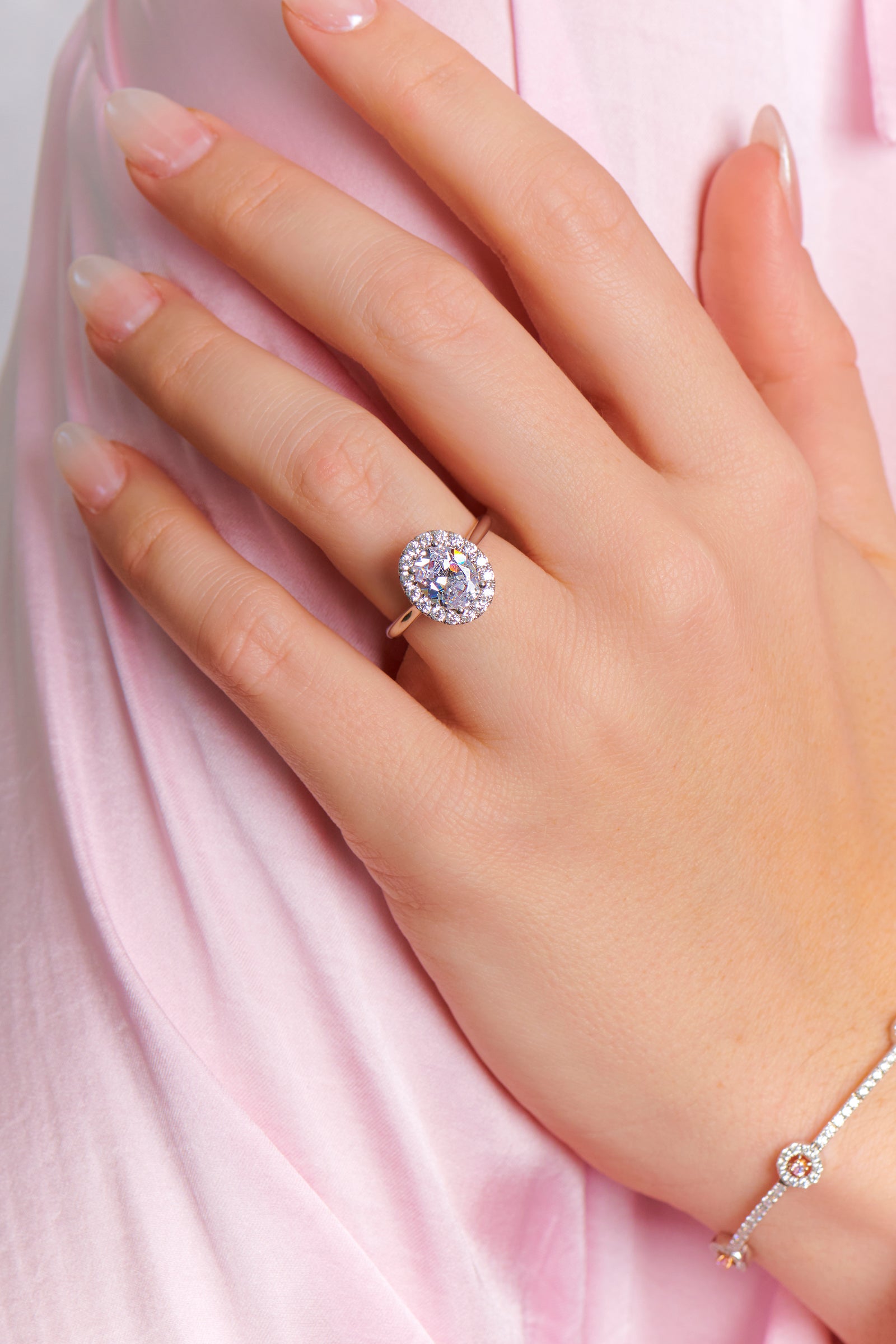 Jenna Oval Cut Engagement Ring