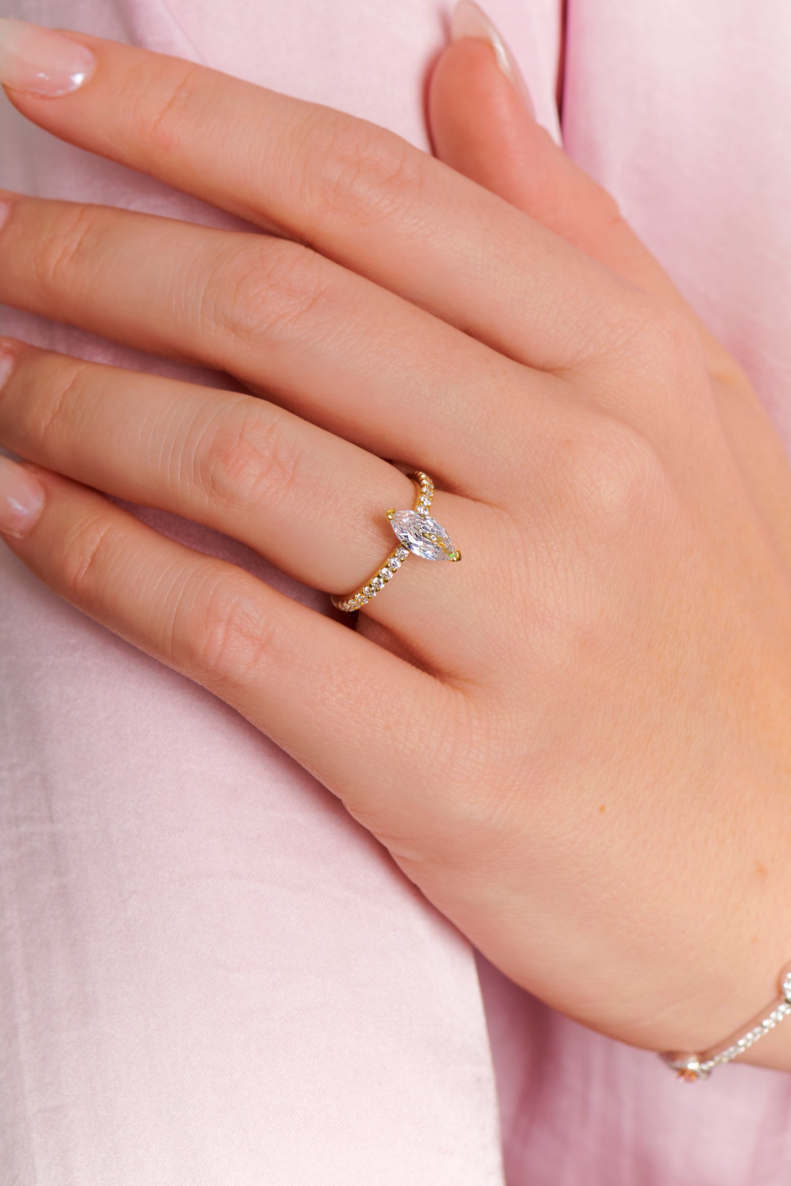 Mia Marquise-Shape Engagement Ring