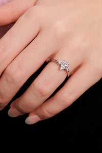 Cleo Pear-Shape Engagement Ring