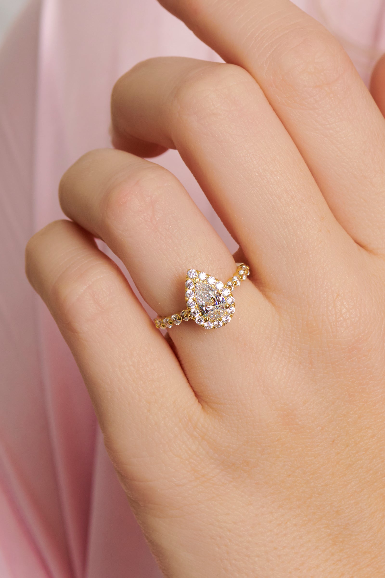 Jasmine Pear-Shape Engagement Ring