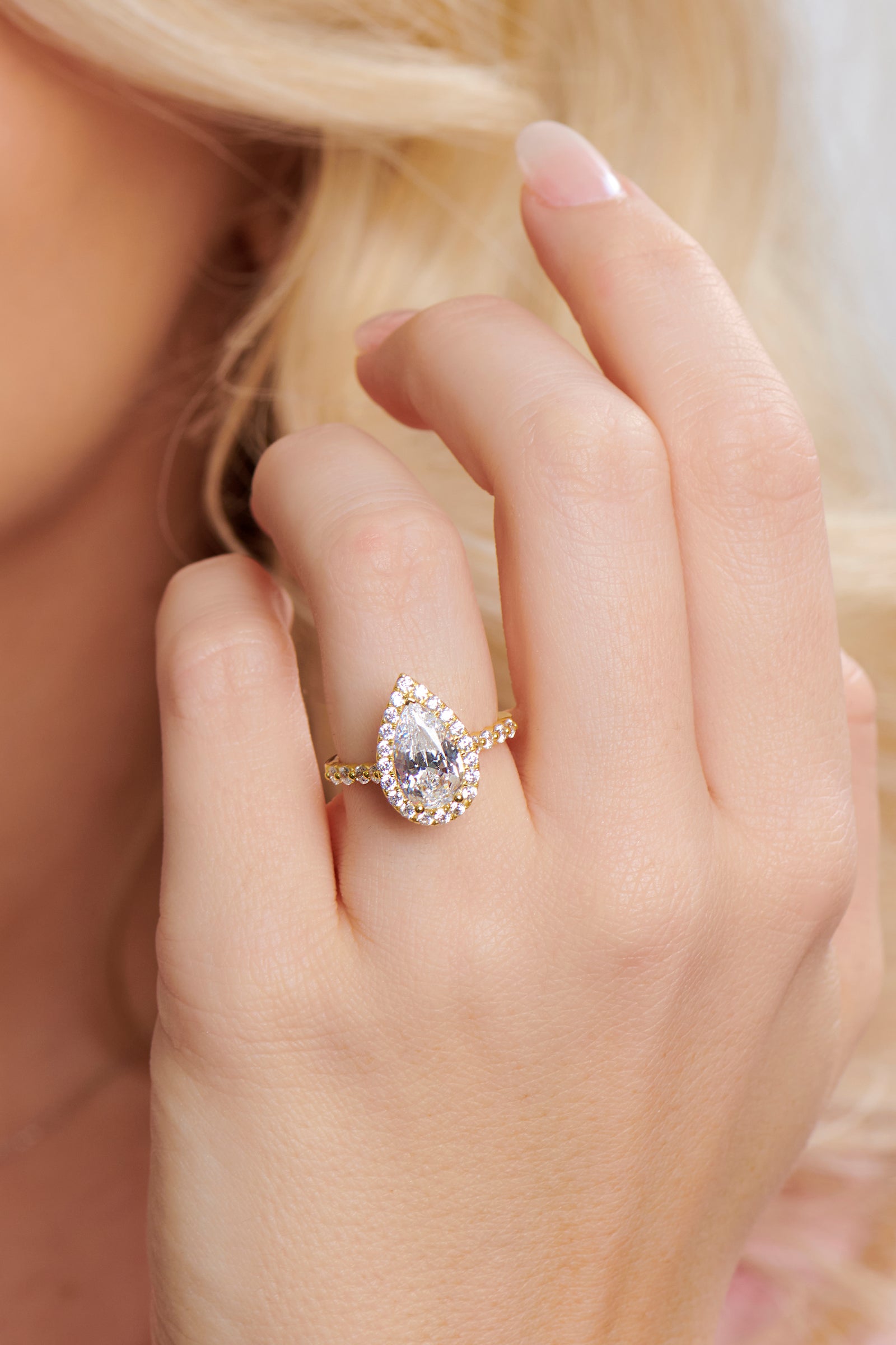 Jasmine Pear-Shape Engagement Ring