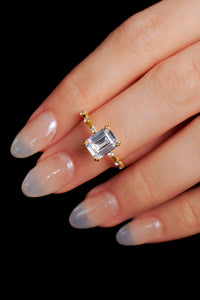 Armida Emerald Cut Engagement Ring