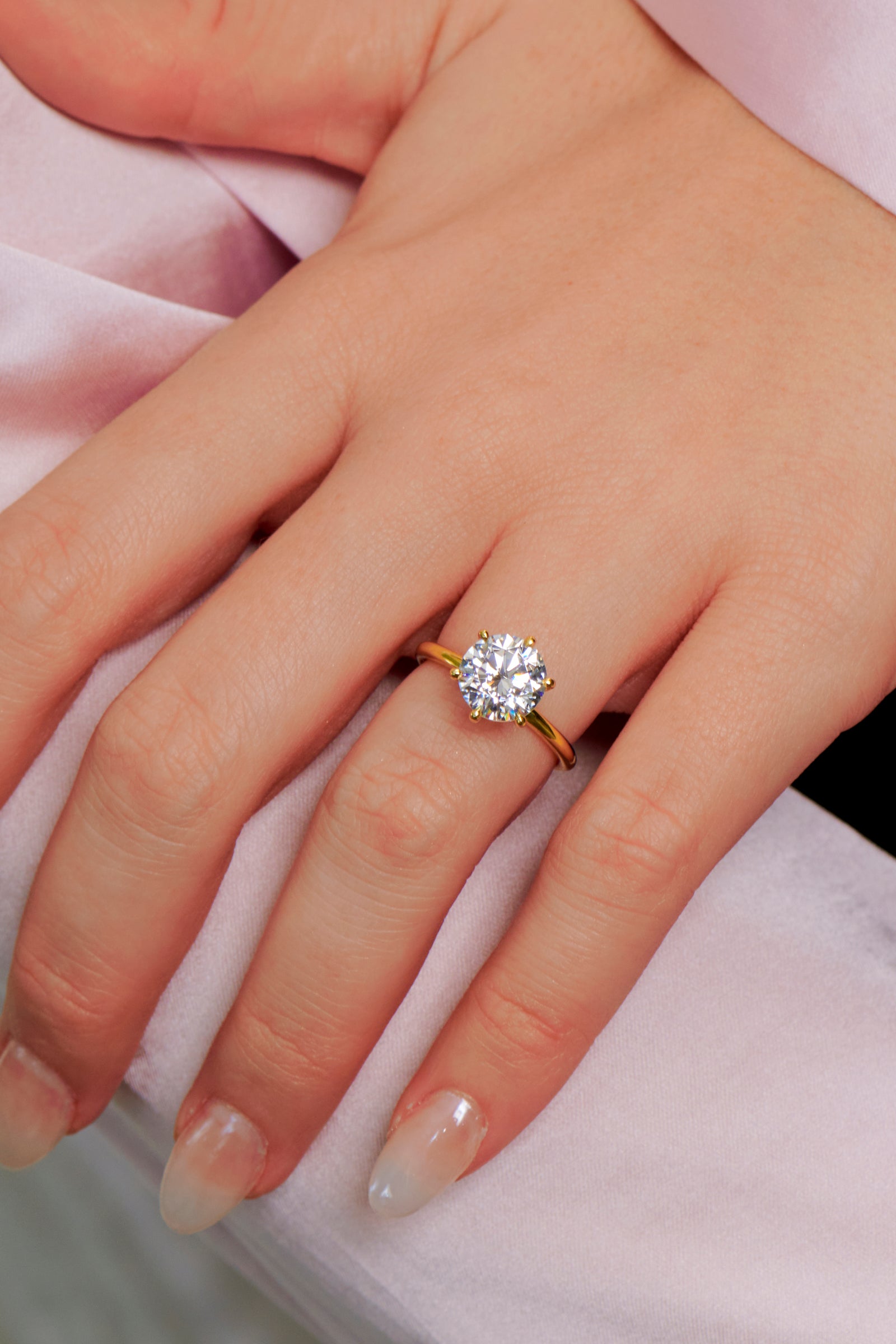 Grace Round Brilliant Engagement Ring