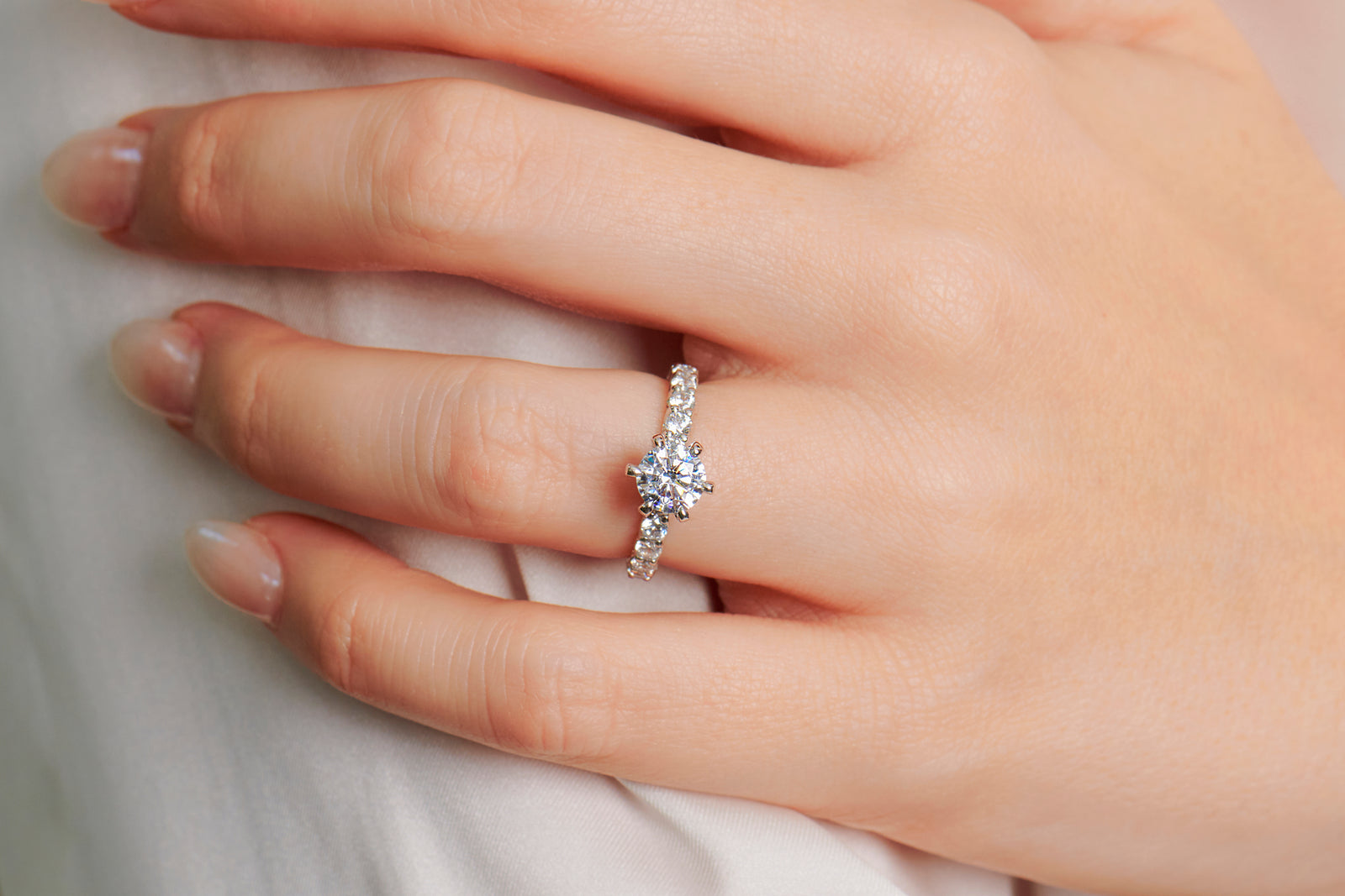 Georgia Round Brilliant Engagement Ring