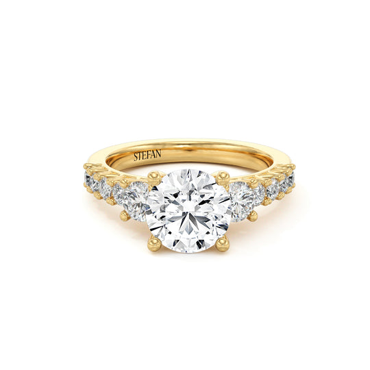 Stephanie Round Brilliant Engagement Ring