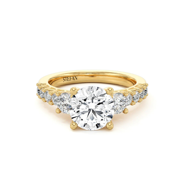 Stephanie Round Brilliant Engagement Ring