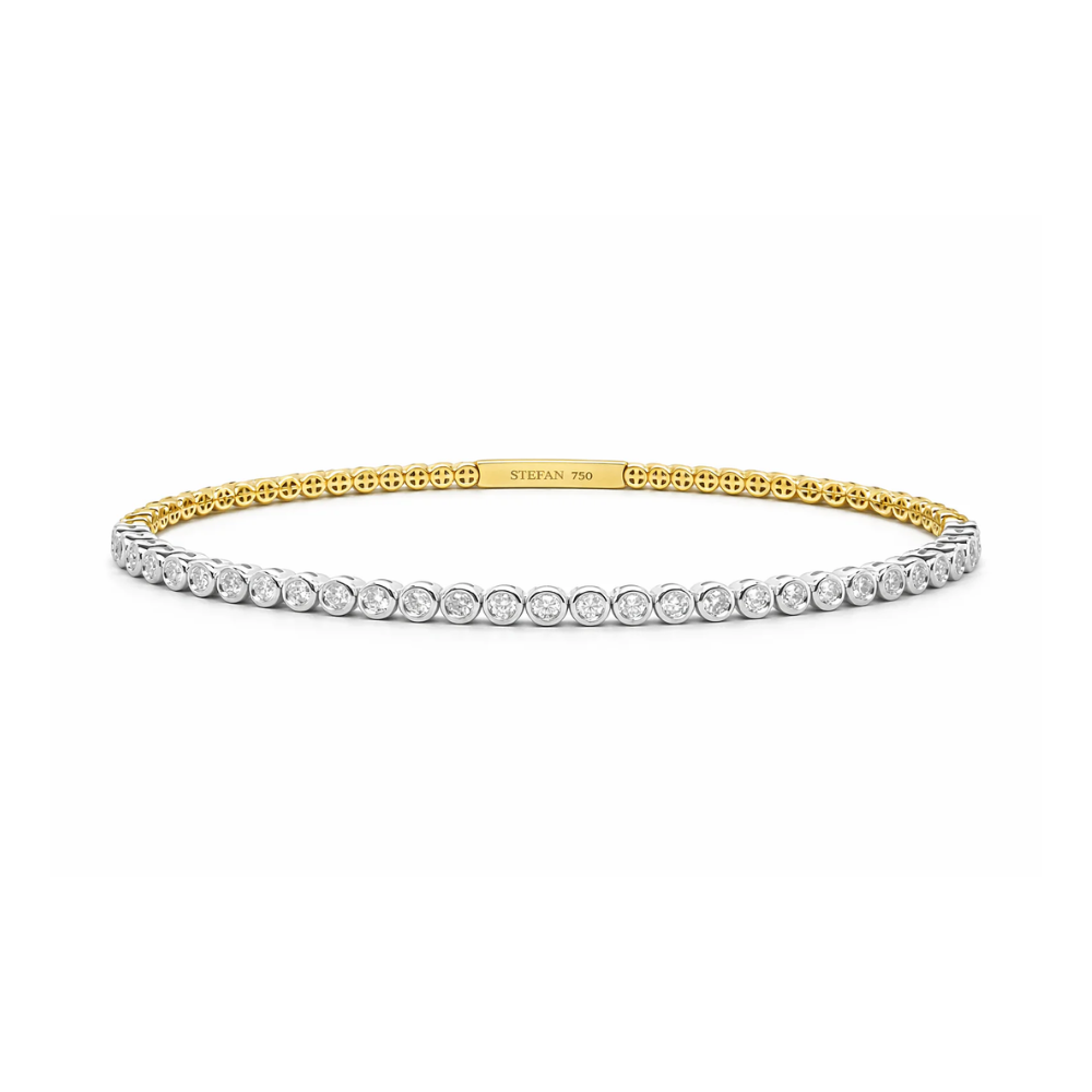 Diamond Bezel Bangle