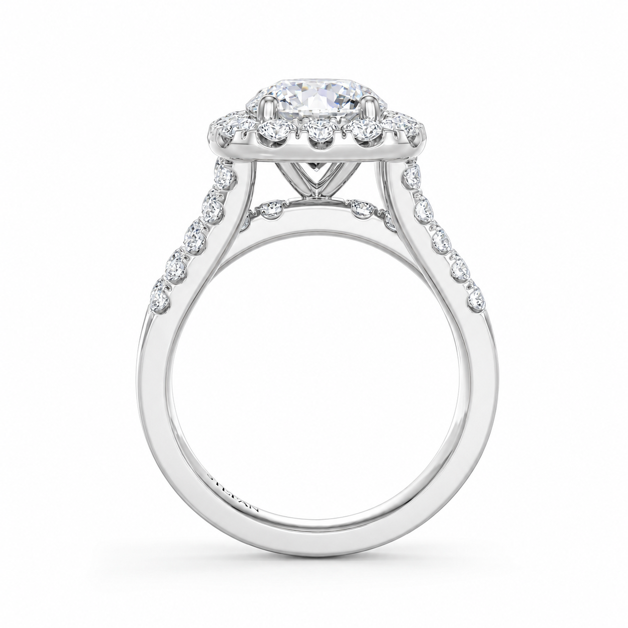 Yasmin Round Brilliant Engagement Ring