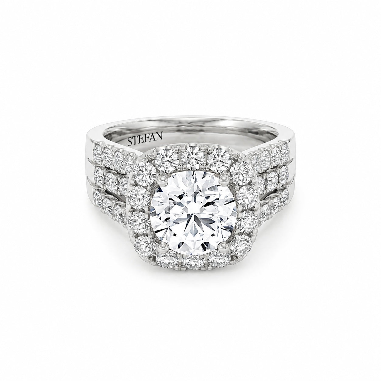 Yasmin Round Brilliant Engagement Ring