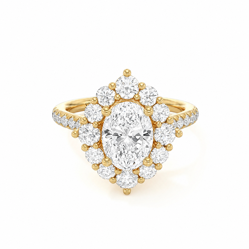 Danica Oval Cut Engagement Ring