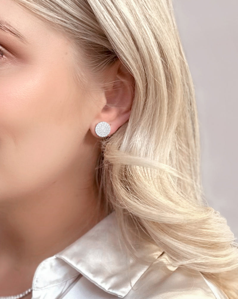 Diamond Double Halo Studs