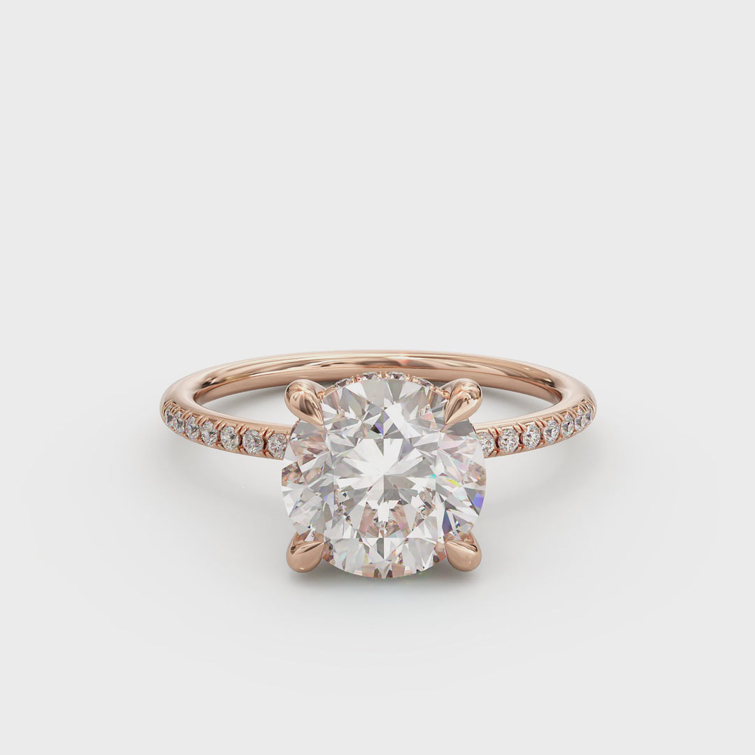 Skylah Round Brilliant Engagement Ring
