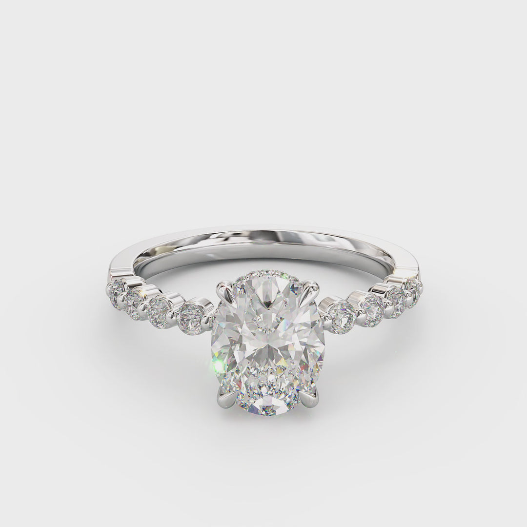 Rita Oval Cut Engagement Ring