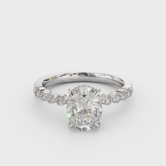 Rita Oval Cut Engagement Ring