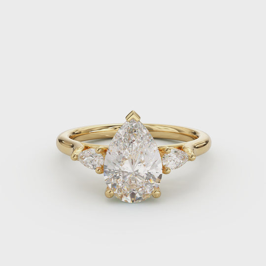 Cleo Pear-Shape Engagement Ring
