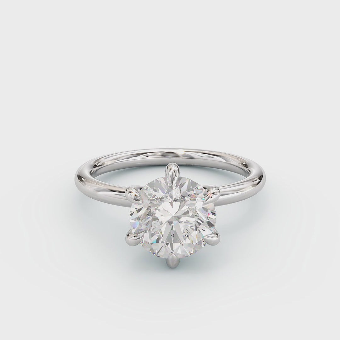 Grace Round Brilliant Engagement Ring