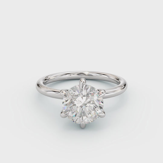 Grace Round Brilliant Engagement Ring