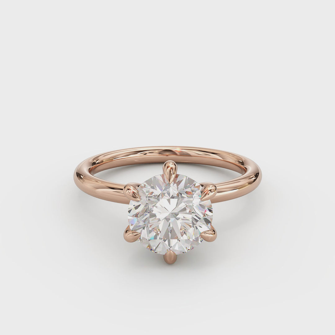 Grace Round Brilliant Engagement Ring