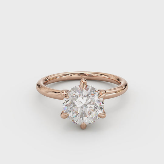 Grace Round Brilliant Engagement Ring