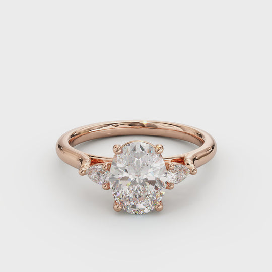 Emelia Oval Cut Engagement Ring