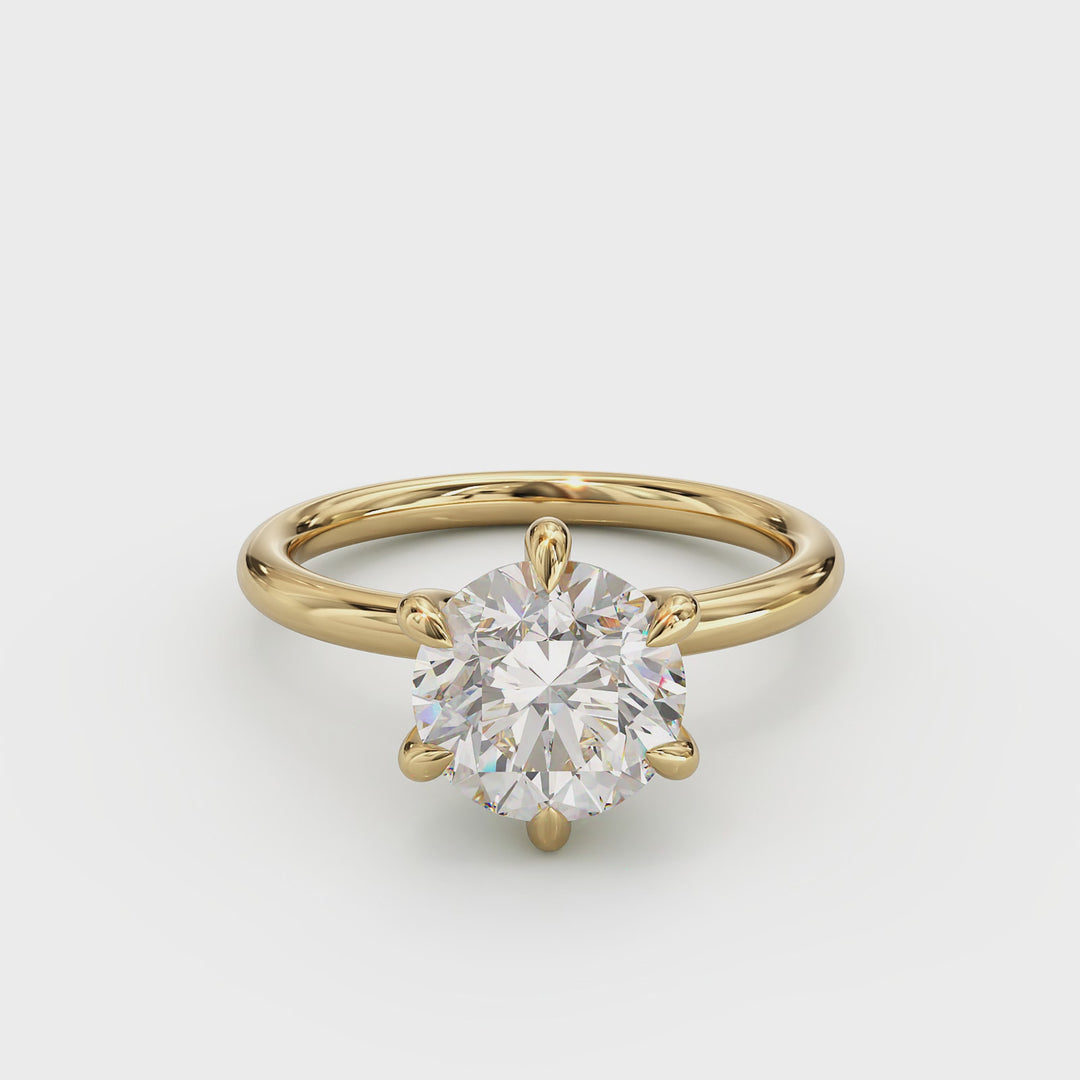 Grace Round Brilliant Engagement Ring