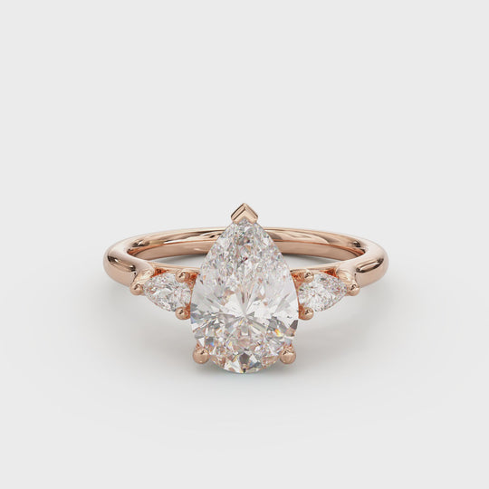 Cleo Pear-Shape Engagement Ring