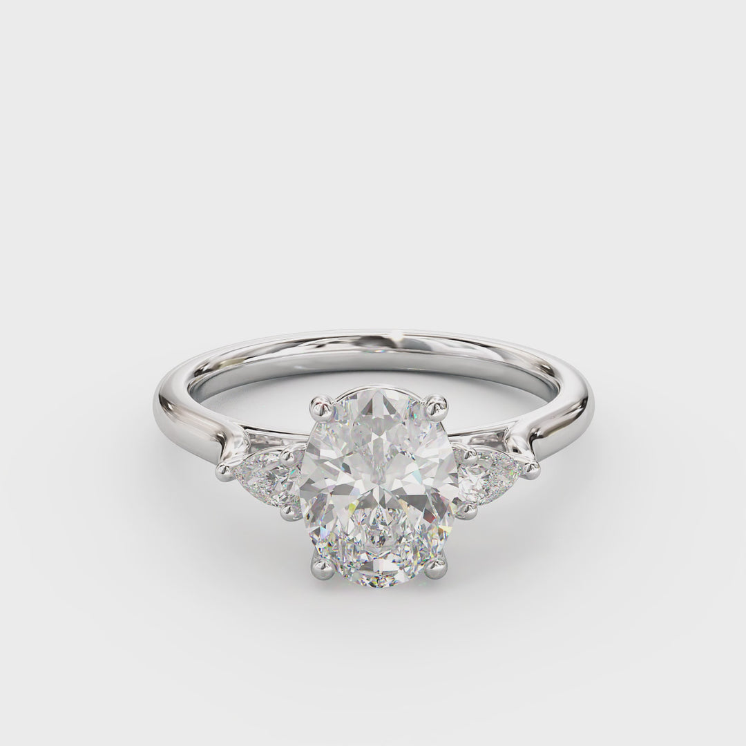 Emelia Oval Cut Engagement Ring