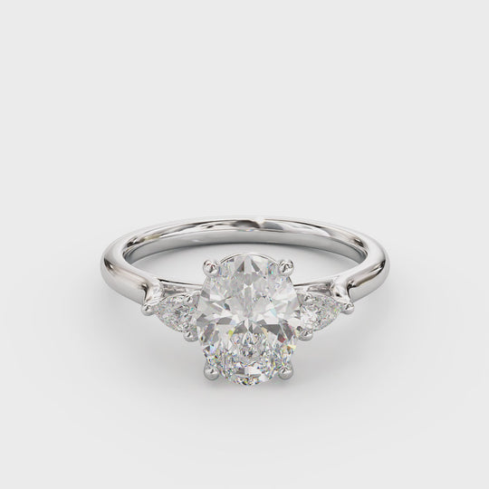 Emelia Oval Cut Engagement Ring