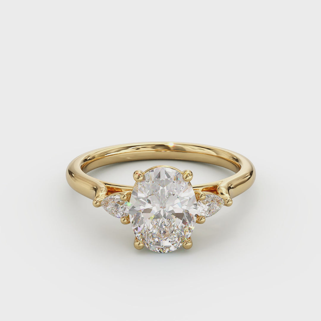 Emelia Oval Cut Engagement Ring