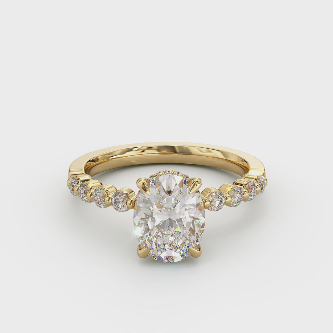 Rita Oval Cut Engagement Ring