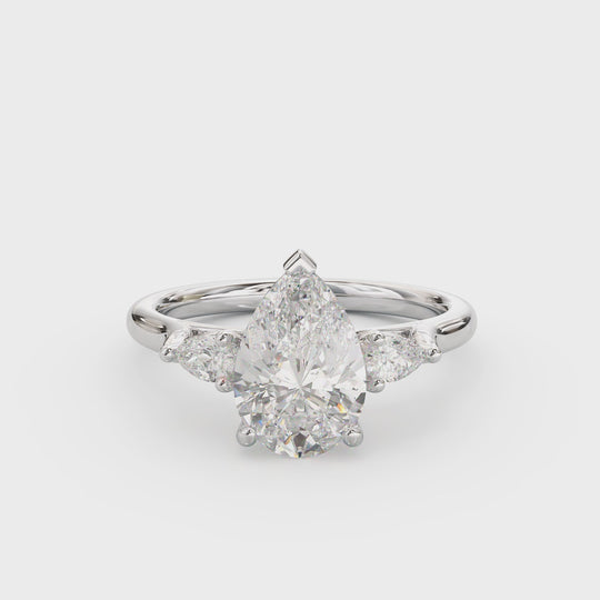 Cleo Pear-Shape Engagement Ring