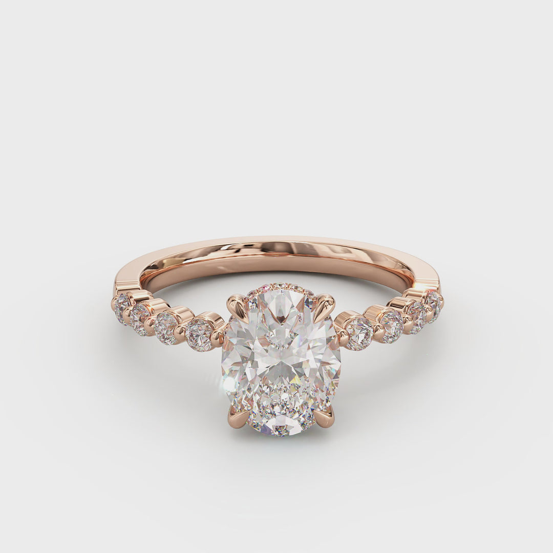 Rita Oval Cut Engagement Ring