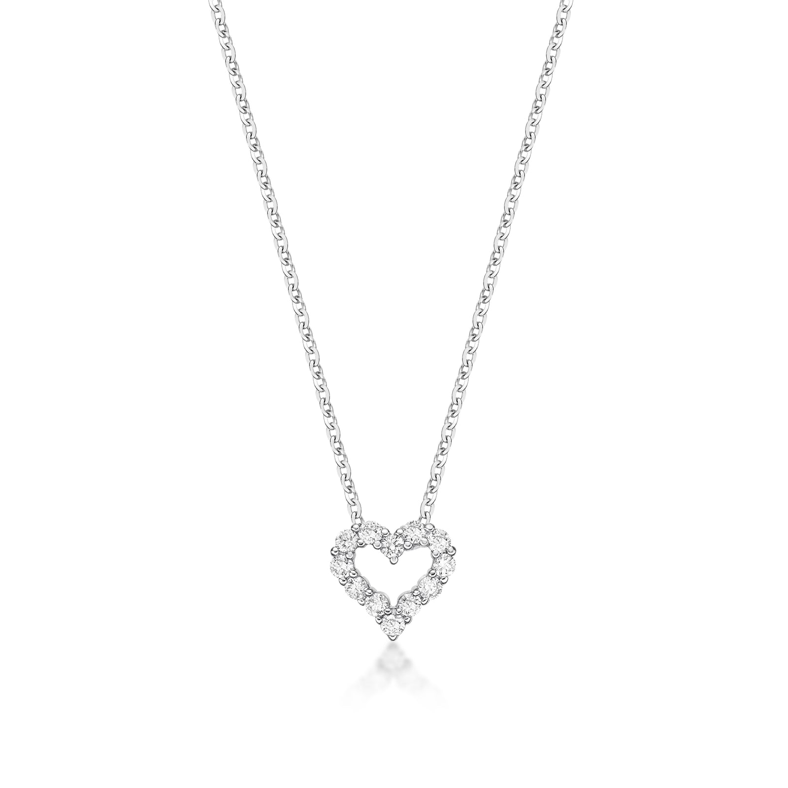 Heart Shape Diamond Pendant