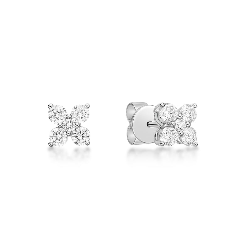 Flower Diamond Studs