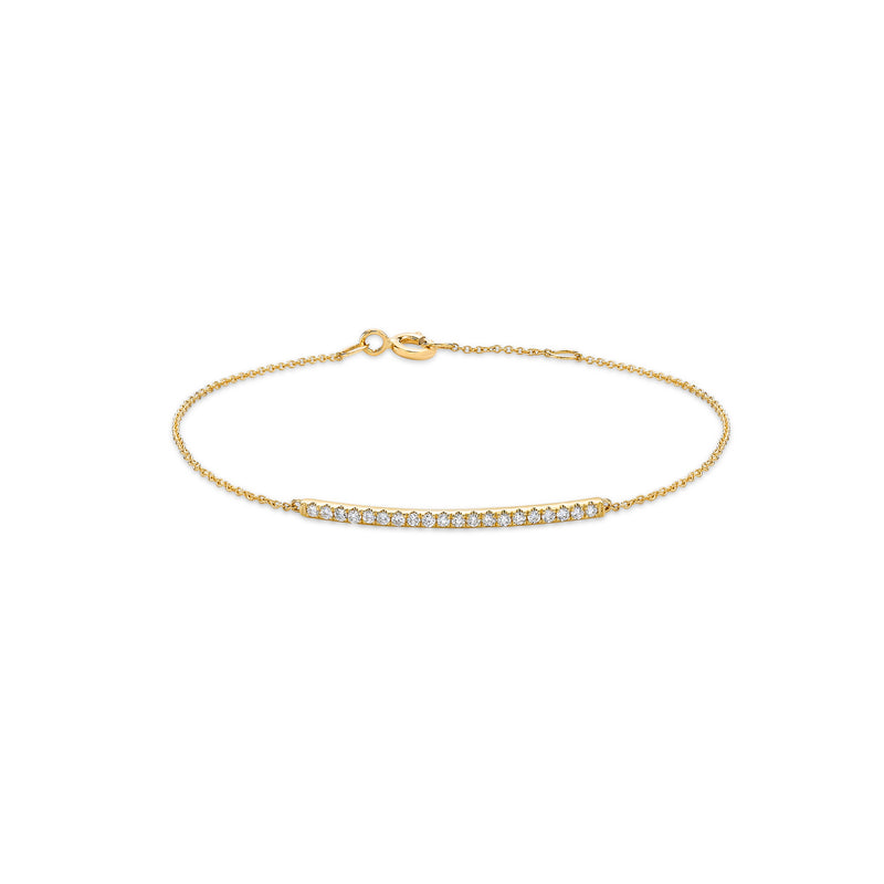 Diamond Bar Bracelet