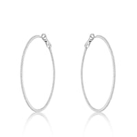 Diamond Hoop Earrings