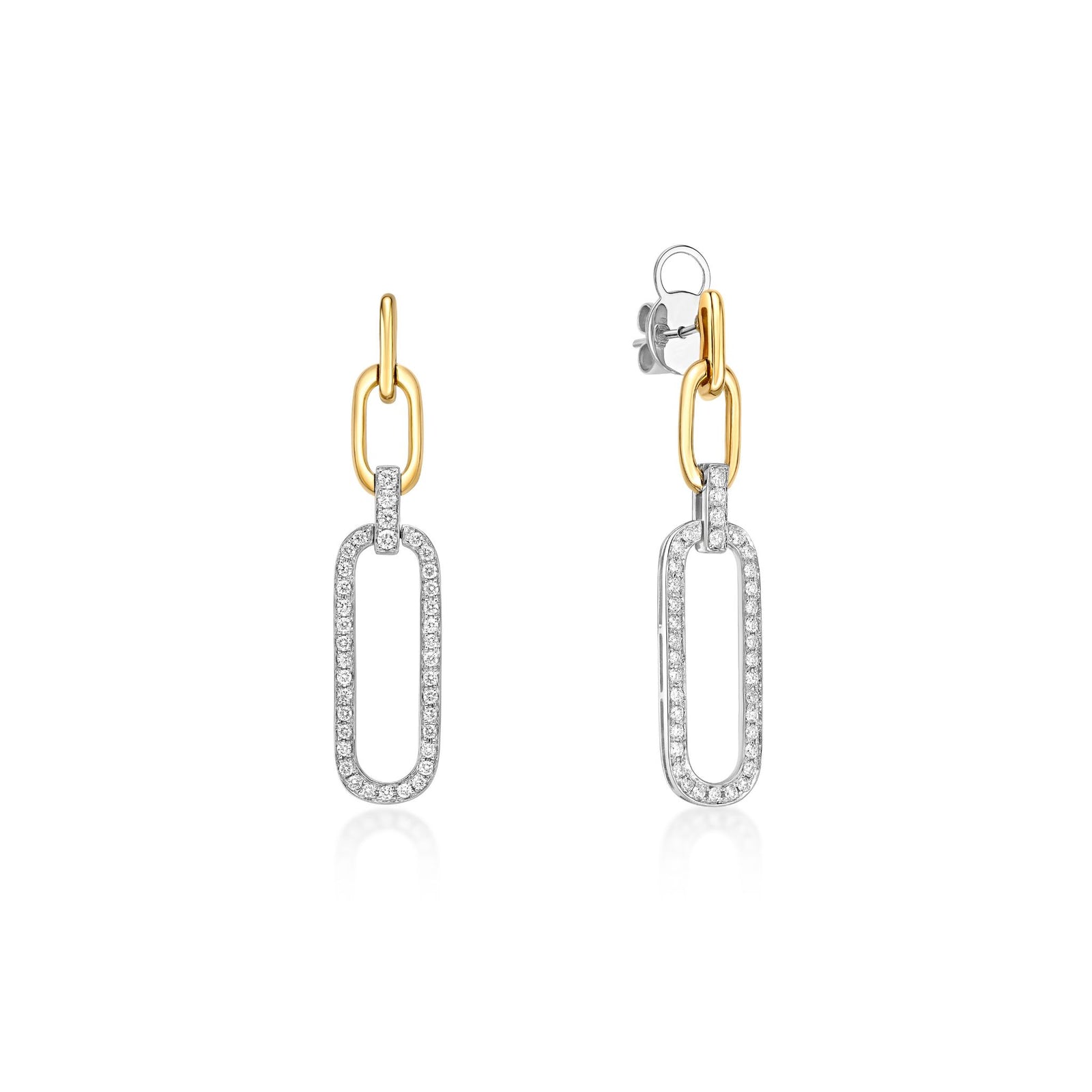Drop Diamond Earrings
