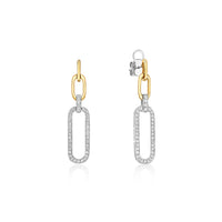 Drop Diamond Earrings
