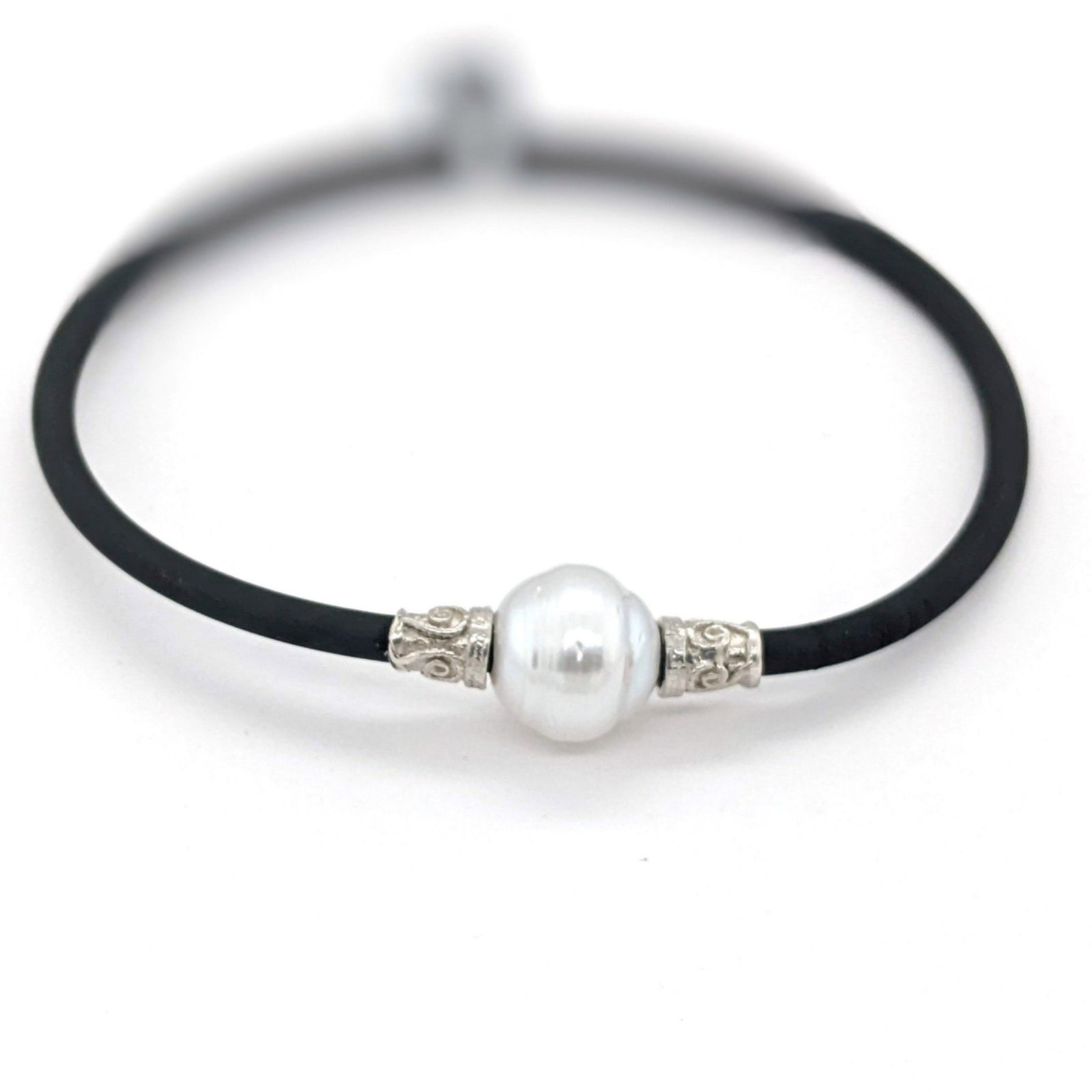 Sterling Silver & South Sea Pearl Bracelet