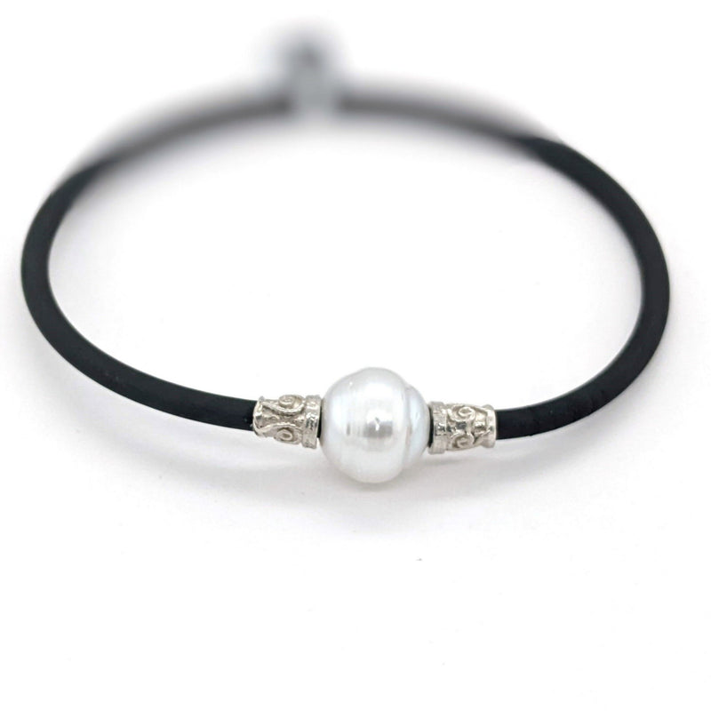 Sterling Silver & South Sea Pearl Bracelet