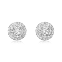 Diamond Double Halo Studs