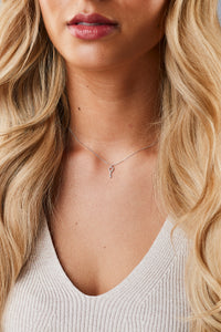 Diamond Key Shaped Pendant