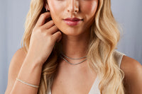 Illusion Diamond Tennis Necklace