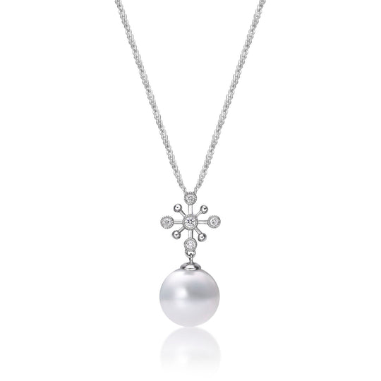 Diamond & Pearl Pendant