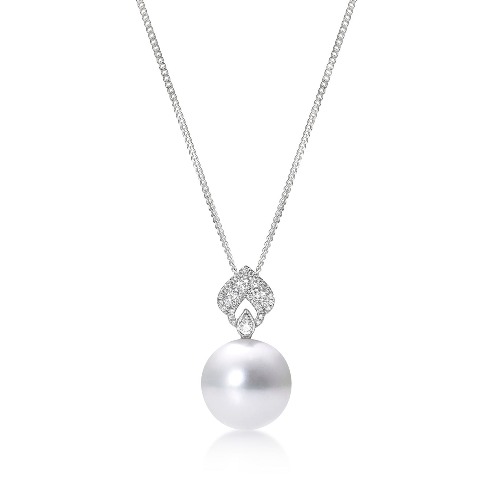 Diamond & South Sea Pearl Pendant