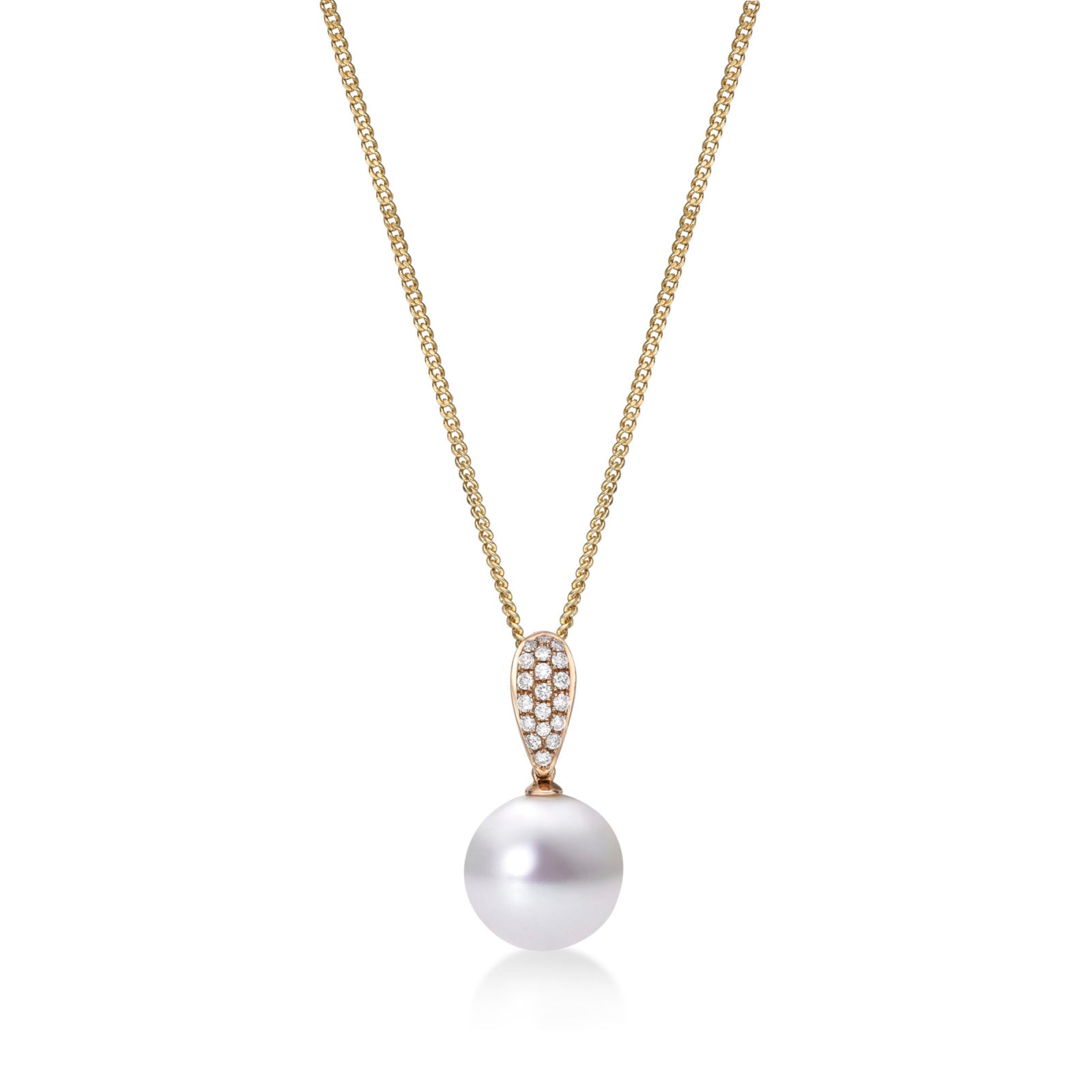 Diamond & South Sea Pearl Pendant