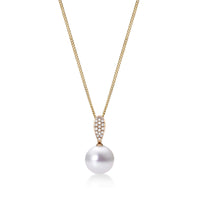Diamond & South Sea Pearl Pendant