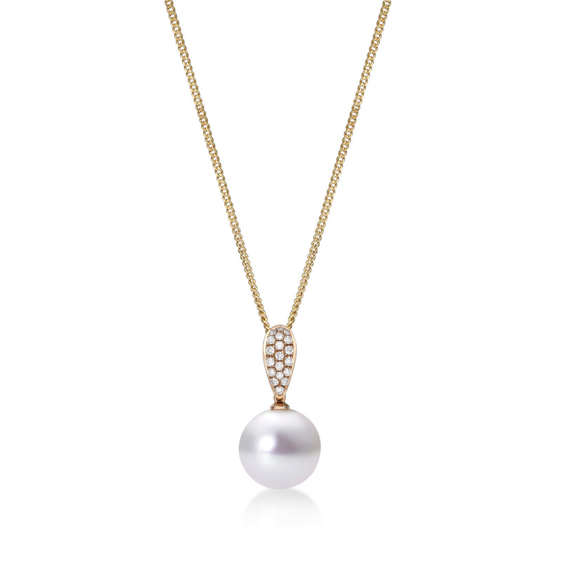Diamond & South Sea Pearl Pendant