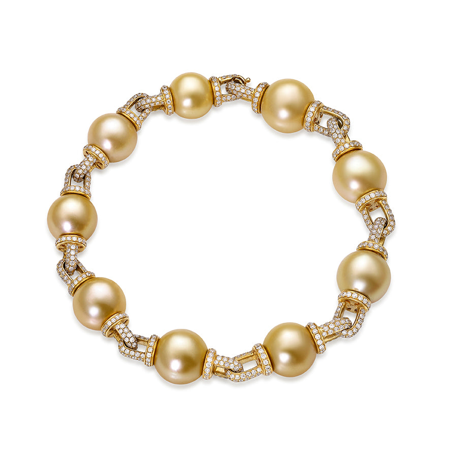 Golden Pearl Bracelet