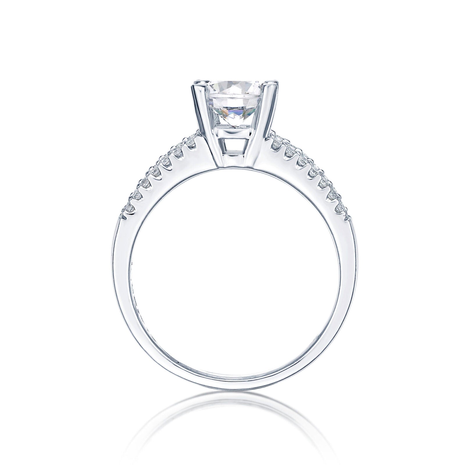 Marilyn Round Brilliant Engagement Ring